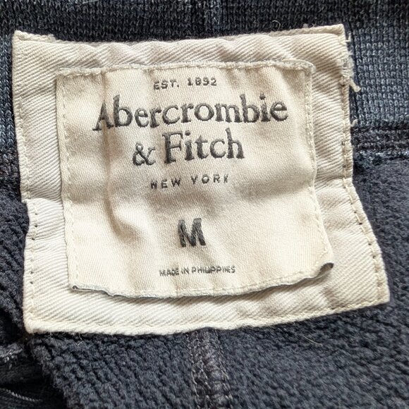Abercrombie & Fitch Mens Navy blue & red sweatpants joggers straight leg Medium - Picture 2 of 14